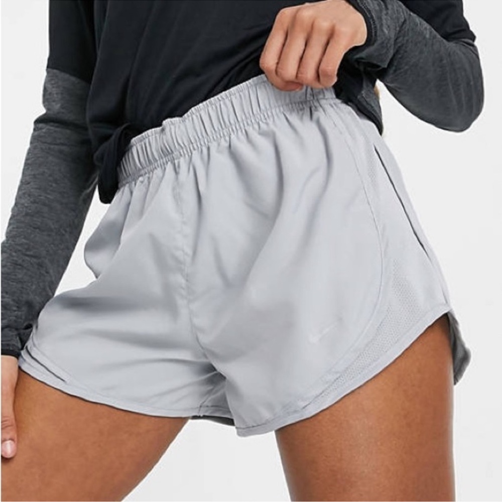 Nike Gray Athletic Shorts Lightweight Breathable